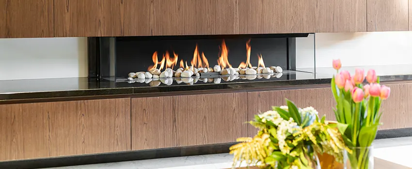 Double-height Fireplace Design Refurbishment in Hialeah Gardens, Florida